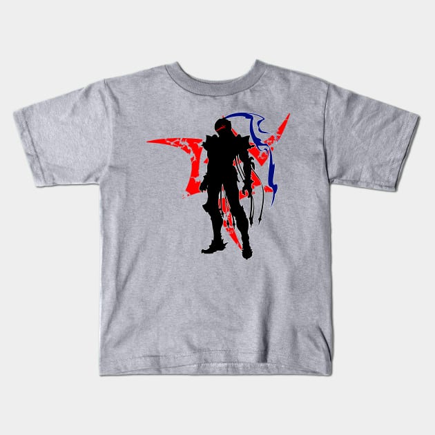 Berserker Silhouette Kids T-Shirt by A_Buddy89